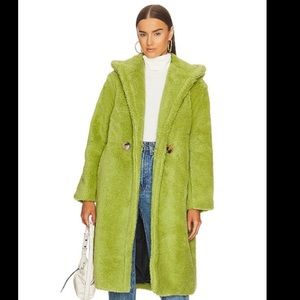APPARIS Mia Hooded faux shearling coat